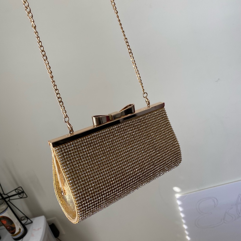 Gold Clutch Purse